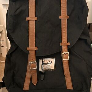 Herschel Supply Company Classic Black and Brown Backpack